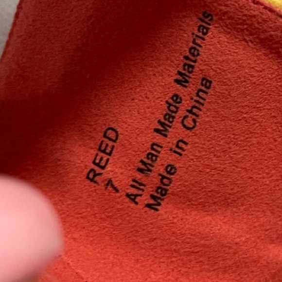 Colorful Reed platform sandal heels size 7 pre owned good condition - Picture 2 of 6